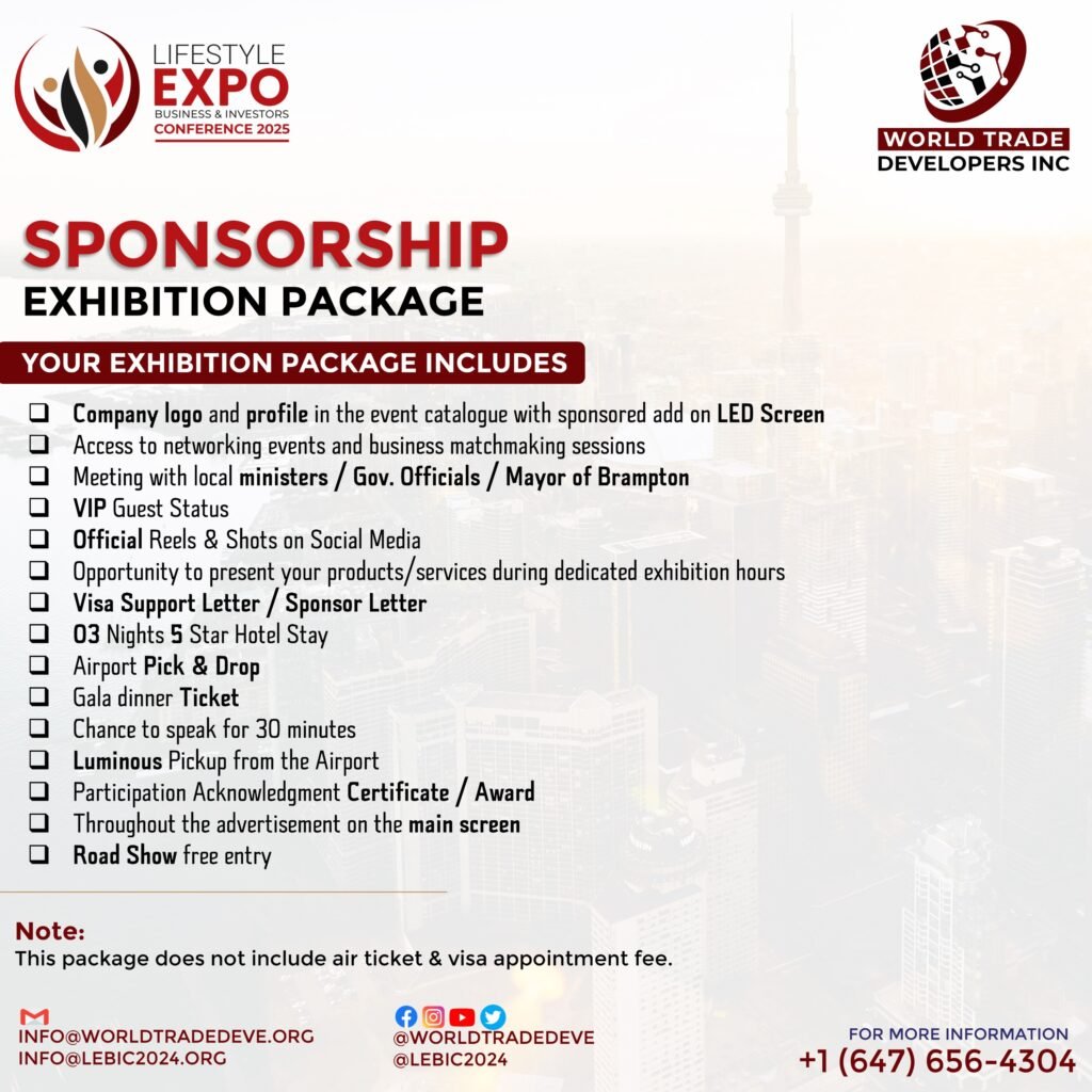 sponsorship exhibition package