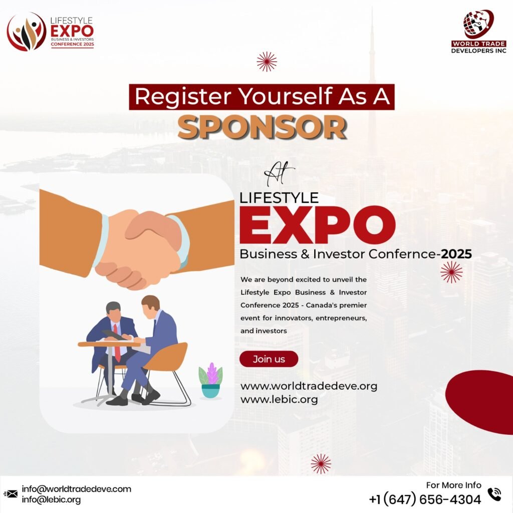 register as a sponson lifestyle expo