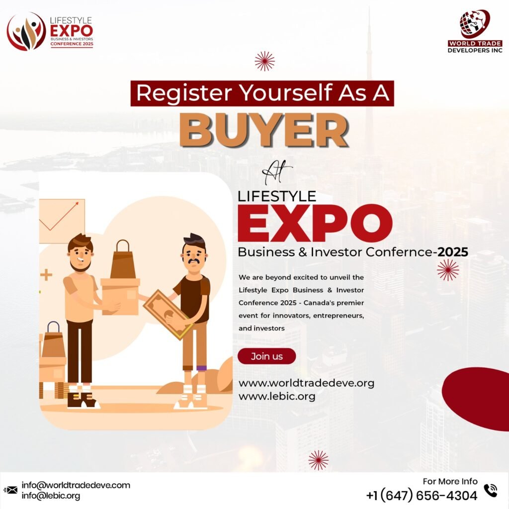 register as a buyer in lifestyle expo